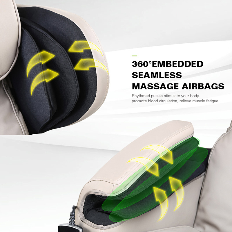 Airbgas Waving-like Pressure Massage Chair