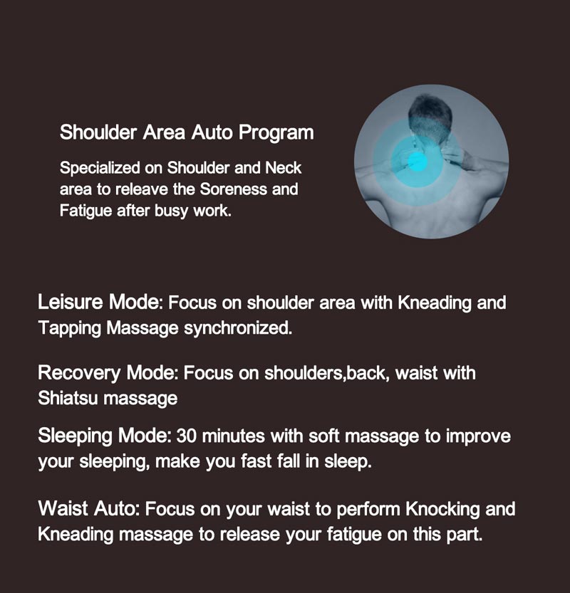 Flexible Mechanism 3D Massage Chair