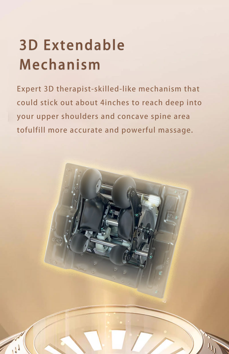 Extendable Stretching 3D Massage Chair